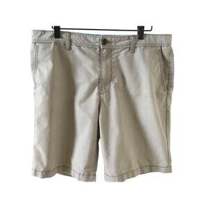 Penquin Mens Khaki Chino Printed Shorts Mens size 38